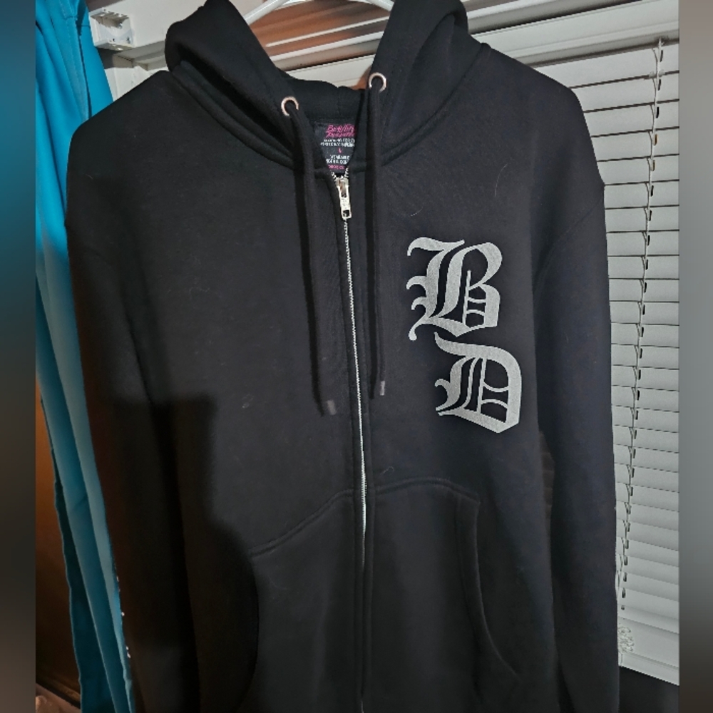 BEAUTIFUL DISASTER 💋 BRAND NEW LARGE IF YOU ONLY KNEW ZIP UP HOODIE. NEVER WORN